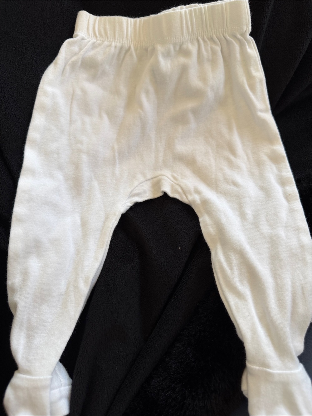The Honest Company White Baby Footed Tights